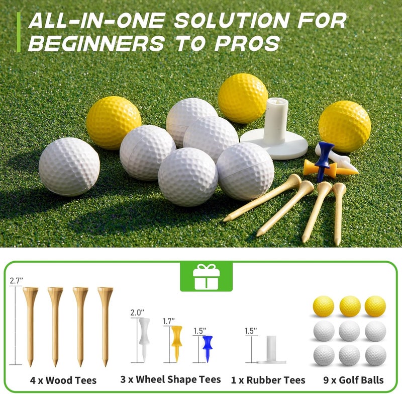 Bltend Golf Mat: 5x4ft & 5x5ft Heavy-Duty Golf Hitting Mats Practice Outdoor/Indoor, Elite Dense Artificial Turf Matt Training Aid for Backyard/Garage/Driving Range/Simulators - Image 5